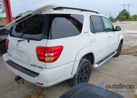 2001 Toyota Sequoia Limited V8 из США, поврежденный, VIN 5TDBT48A61S009806